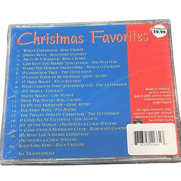 Christmas Favorites CD Holiday Music Album New Sealed Holland Import - Picture 3 of 3